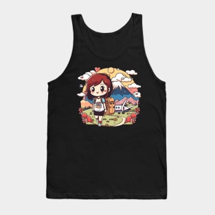 Exploring the world with my cute travel buddy Tank Top